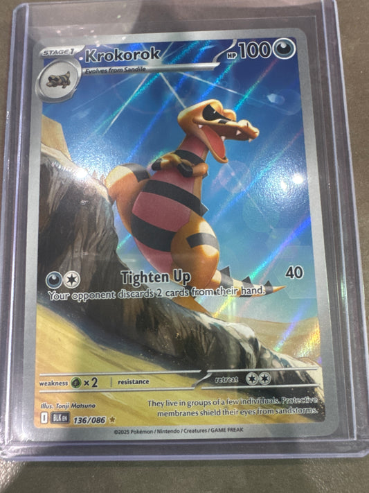 Pokemon Krokorok 136/086 Black Bolt