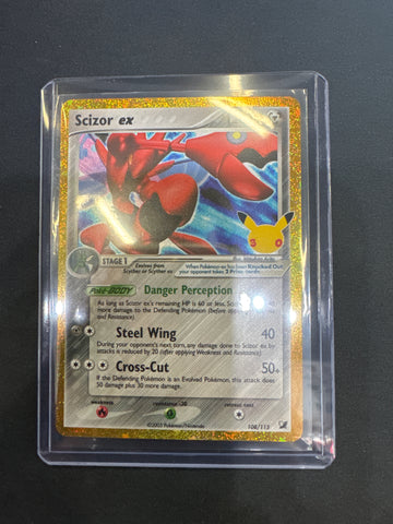 Pokemon Scizor ex 108/115 30th Celebration