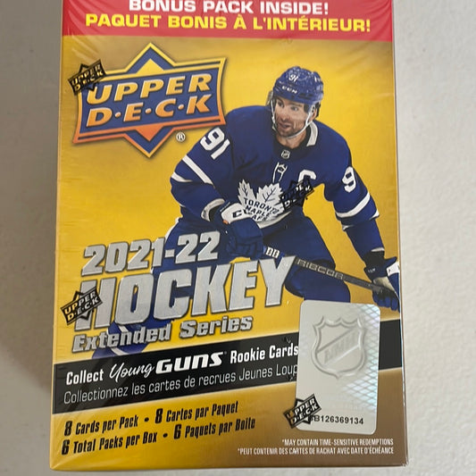 2021-22 UD Hockey Extended Series Blaster