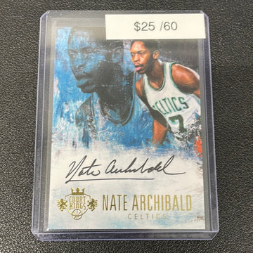 2014-15 NBA Nate Archibald Court Kings Auto /60