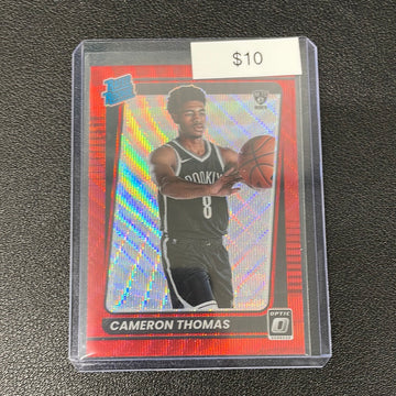 2021-22 NBA Optic Rated Rookie Red Cameron Thomas