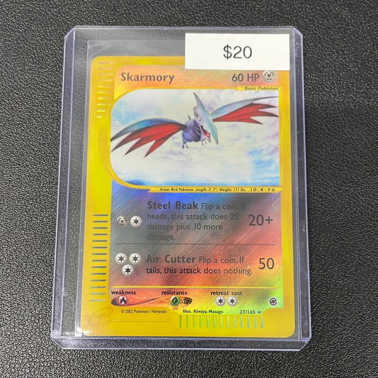 Pokémon Skarmory Reverse Holo Expedition 27/165