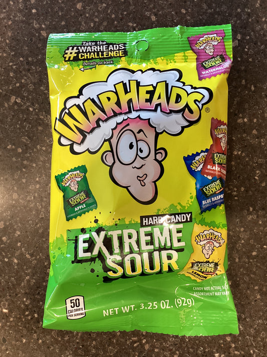 Cafe Warheads Extreme Sour Hard Candy