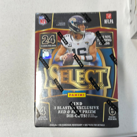 2022 Select NFL Blaster red & blue