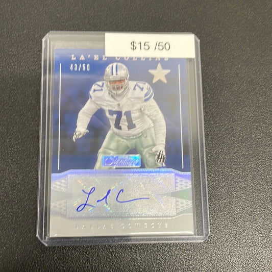 2016 Donruss La’el Collins auto /50