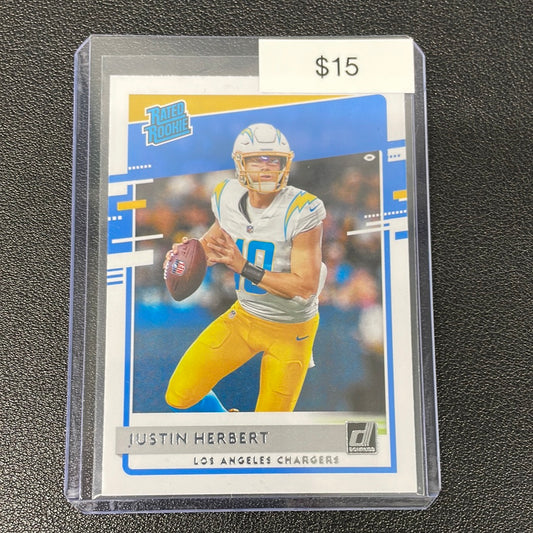 2020 NFL Donruss Rated Rookie Justin Herbert