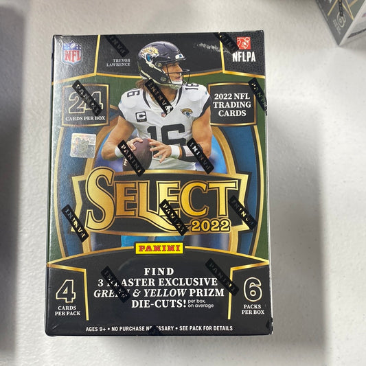 2022 Select NFL Blaster green & yellow