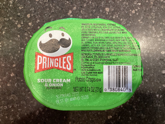 Cafe Pringles Sour Cream and Onion