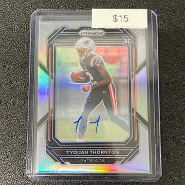 2022 NFL Prizm Rookie Auto Tyquan Thorton