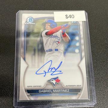 2023 Bowman Chrome Gabriel Martinez auto