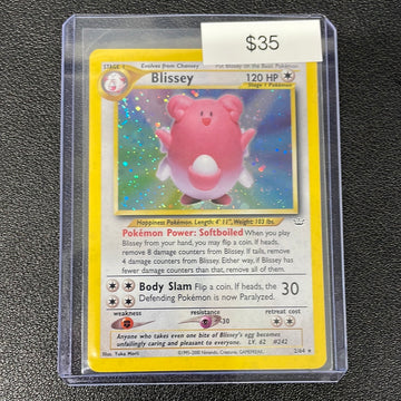 Pokémon Blissey Holo Neo Revelation 2/64