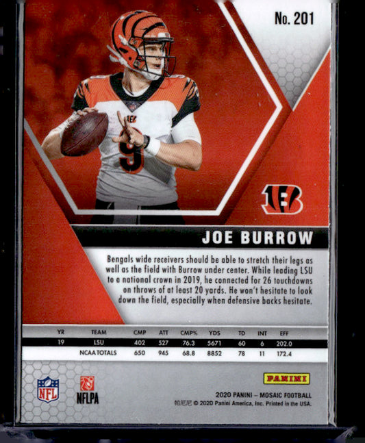 2020 Panini Rookies & Stars #SR-1 Joe Burrow Stellar Rookies near mint