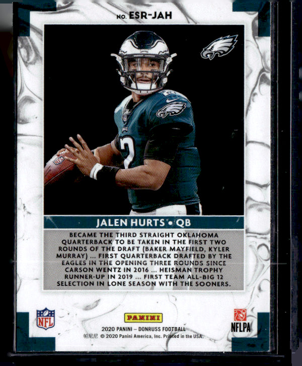 2020 Donruss #ESR-JAH Jalen Hurts Elite Series Rookies near mint