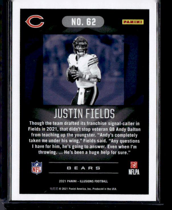 2021 Illusions # Justin Fields /125 near mint