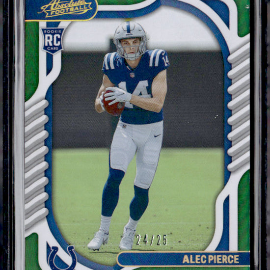 2022 Panini Absolute #93 Alec Pierce /25 Green near mint