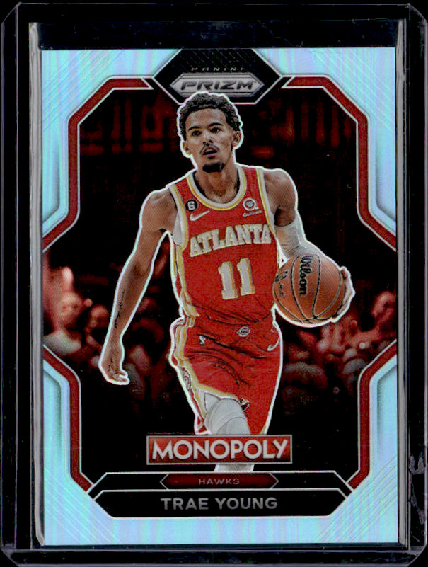 2022 Prizm #/199 Trae Young monopoly near mint