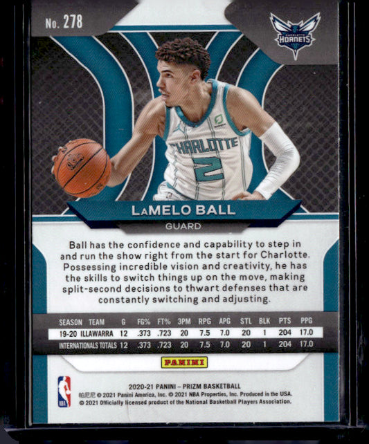 2020 Panini Prizm #278 LaMelo Ball