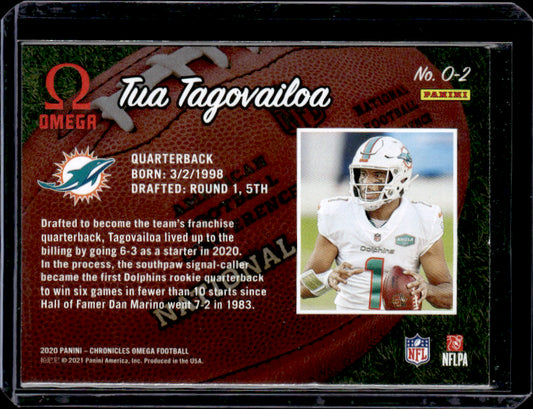 2020 Panini Chronicles #O-2 Tua Tagovailoa Omega