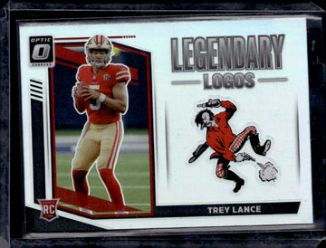 2021 Optic Legendary Logos #L-18 Trey Lance Rookie