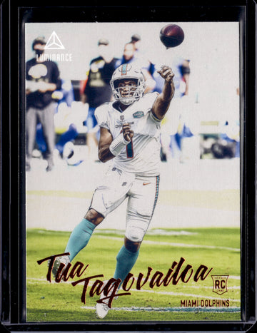 2020 Panini Chronicles #202 Tua Tagovailoa - Luminance Update Rookies Bronze