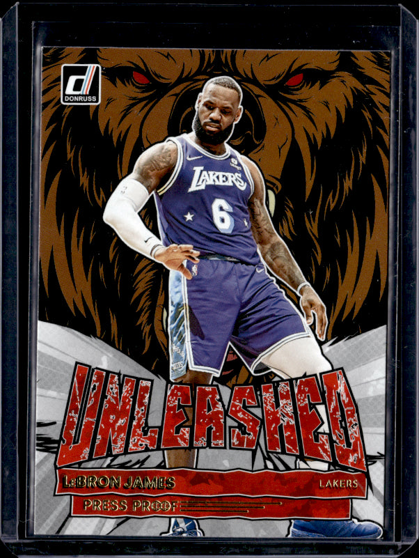 2022 Donruss #3 Lebron James Unleashed