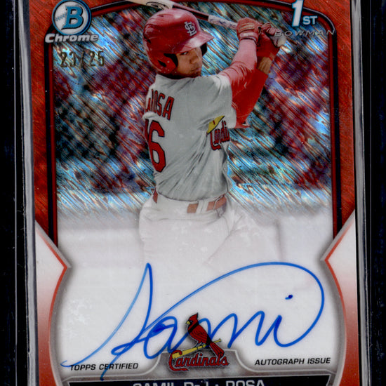 2023 Bowman #CPA-SD Samil De La Rosa /25