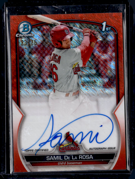 2023 Bowman #CPA-SD Samil De La Rosa /25