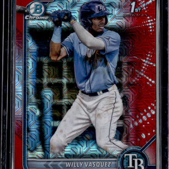 2022 Bowman #BCP-195 Willy Vasquez red