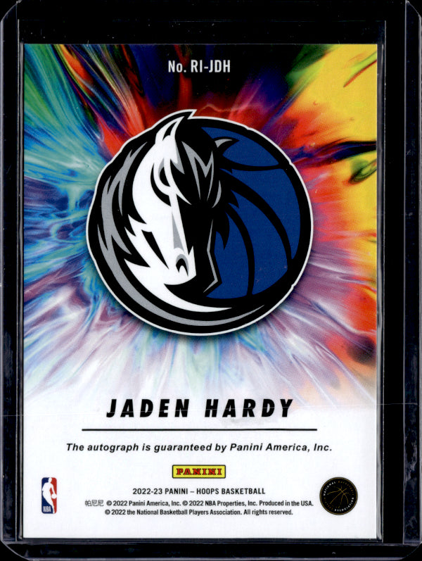 2023 NBA Hoops #RJ-JDH Jaden Hardy