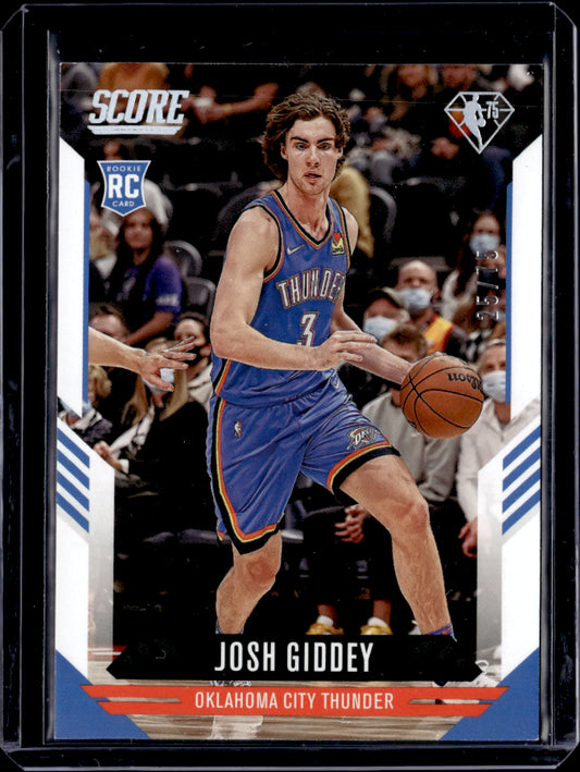 2021 Panini Chronicles #126 Josh Giddey /75