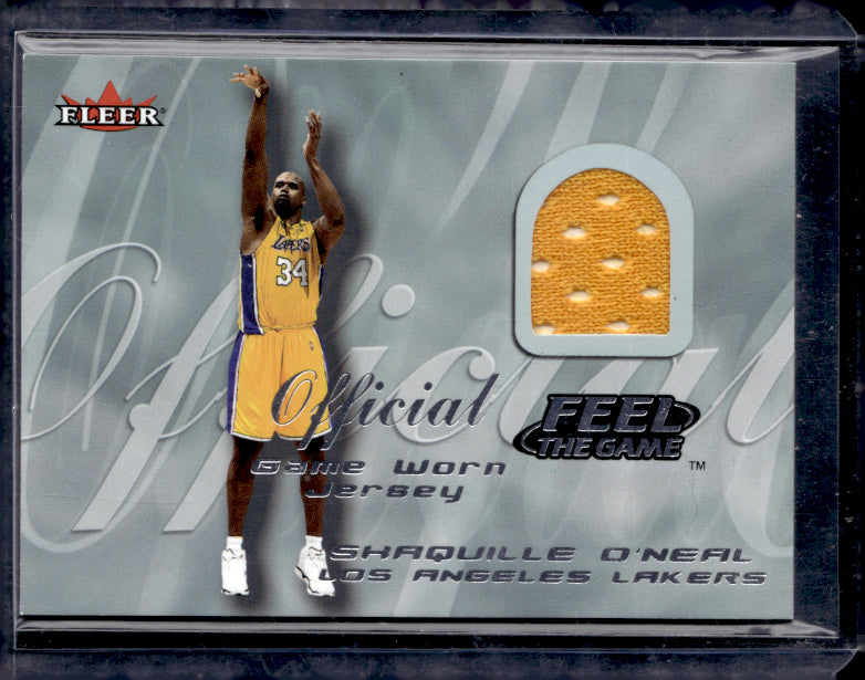 2000 Fleer Tradition #NNO Shaquille O'Neal Feel the Game