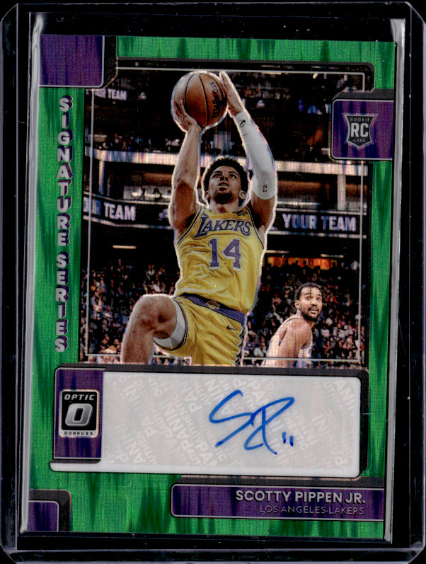 2022 Optic #SS-SPJ Scotty Pippen Jr auto