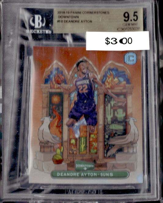 2018 Cornertone #10 DeAndre Ayton BGS 9.5 Mint+