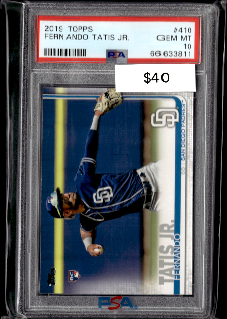 2019 Topps #410 Fernando Tatis Jr. All-Star Game PSA 10 Gem Mint