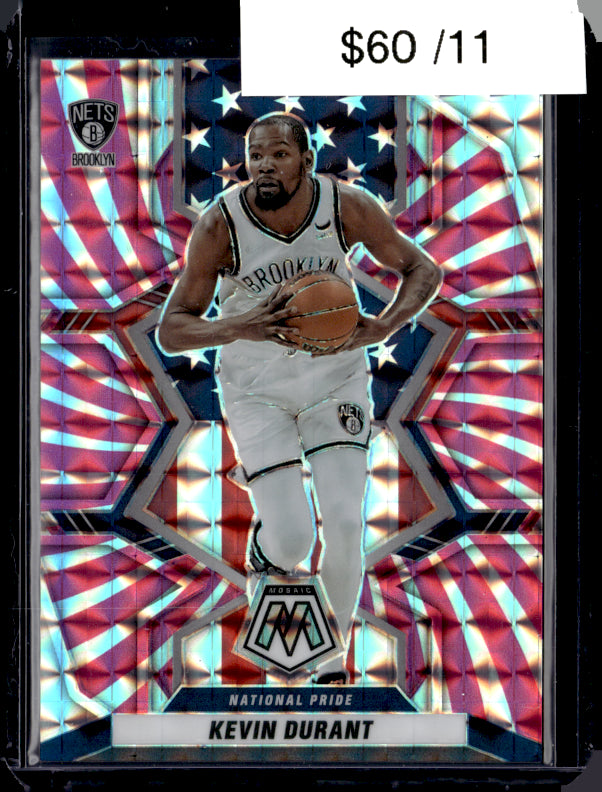 2022 Mosaic #248 Kevin Durant pink swirll