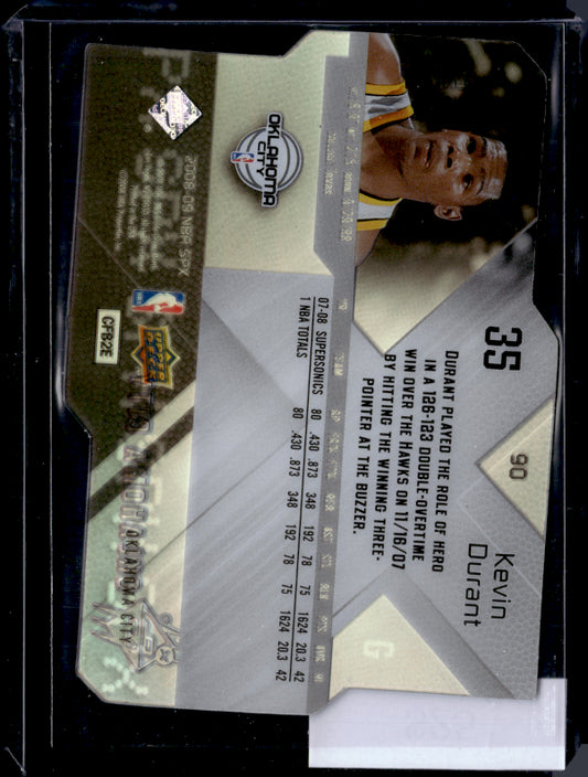 2008 SPX #90 Kevin Durant die cut