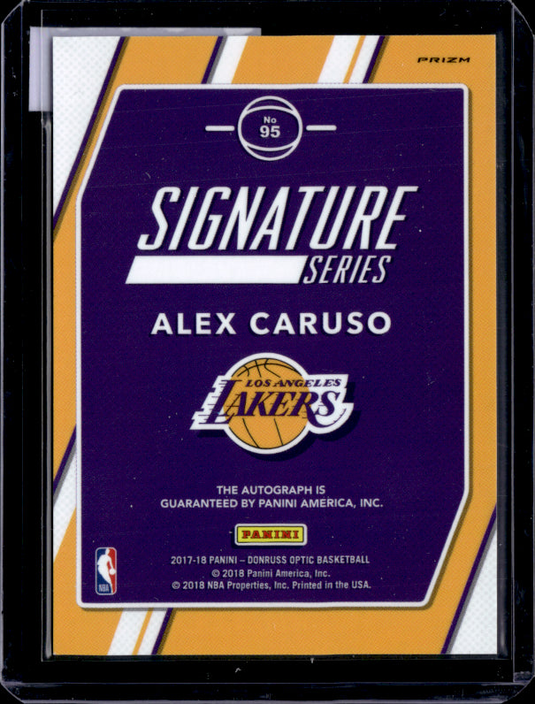 2017 Optic #95 Alex Caruso auto /