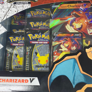 Pokémon celebrations Lance’s Charizard V Box