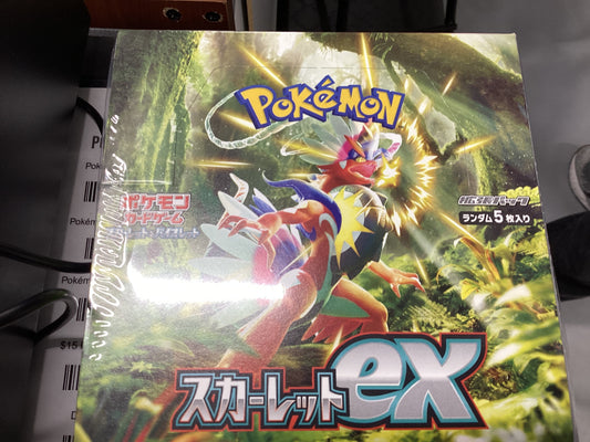 Pokémon Japanese Scarlet Booster box