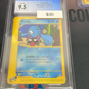 Pokemon Horsea CGC 9.5