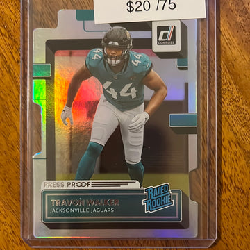 2022 Donruss Travon Walker die cut /75