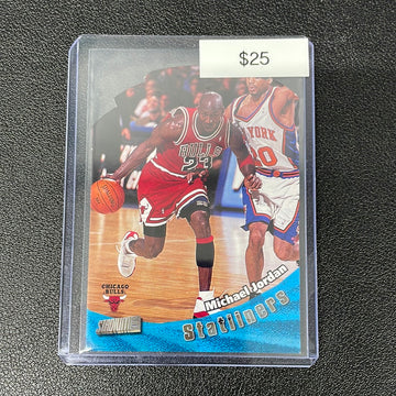 1998-99 Stadium Club Statliners Michael Jordan Die Cut