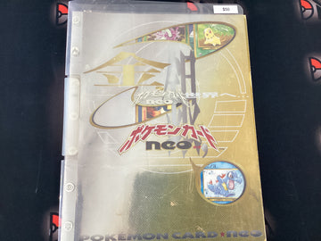 1999 Pokémon Neo Genesis Binder 9 card Promo