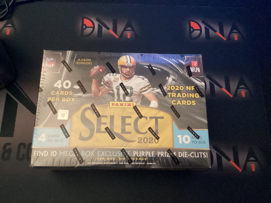 2020 Select NFL Football Mega Purple Die cuts