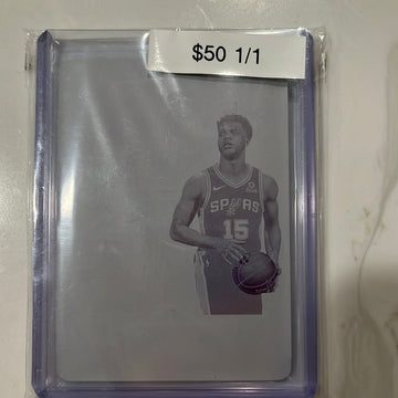 2021 National Treasure printing plate Quindarry Weatherspoon