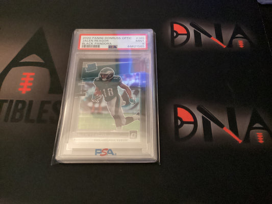 2020 NFL Donruss Optic Jalen Reagor Black Pandora /25 PSA 9