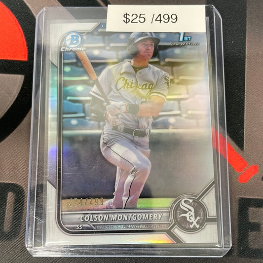 Colson Montgomery Bowman Chrome /499