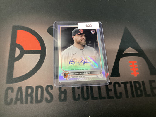 2022 Topps Beau Sulser auto