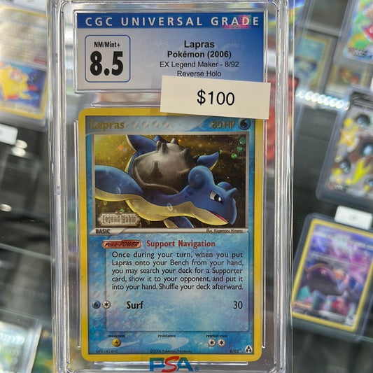 Pokémon Lapras CGC 8.5