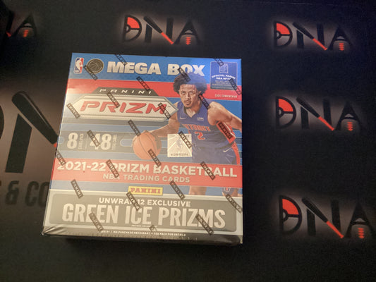 2021-22 Prizm NBA Basketball Mega Fanatics Green ice